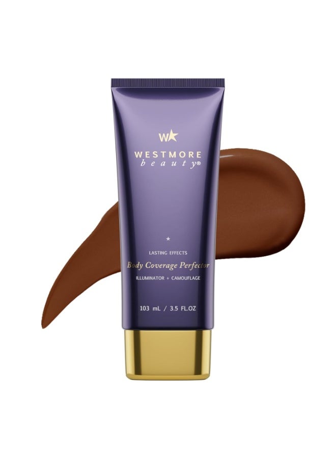 Westmore Beauty Body Coverage Perfector 7 Oz/ 207 ml (Deep Radiance) - Waterproof Leg And Body Makeup For Tattoo Cover Up And More - The Best Tattoo Cover Up Leg Makeup