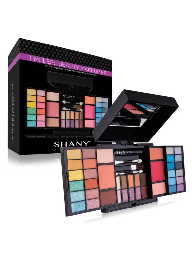 SHANY Timeless Beauty Makeup Kit - 36 Eye Shadow colors, 6 Blushes, Mini Mascara, and Applicators