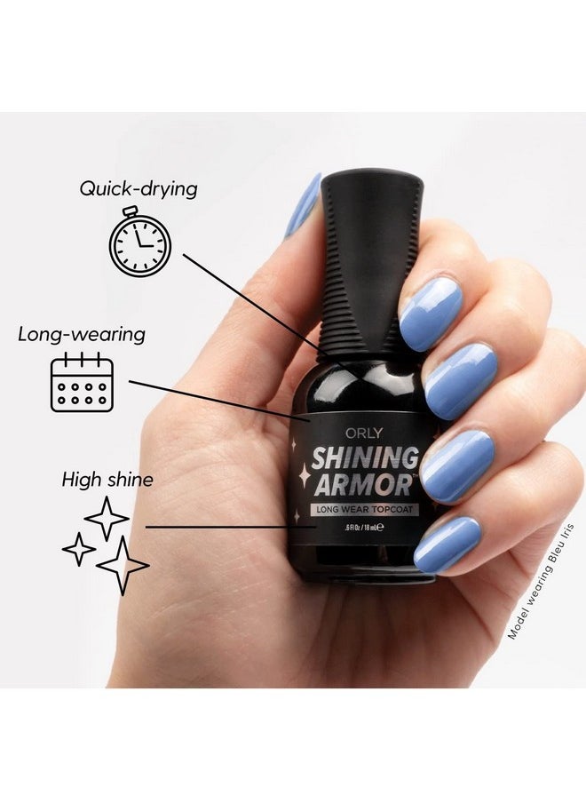 Orly Shining Armor | Longwear Fast Dry Top Coat | 0.6fl oz