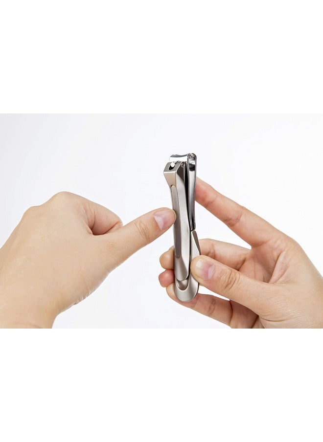 Green Bell - Takumi No Waza - Stainless Steel Nail Clipper (G-1205) - Built-in Nail File - Made in Japan
