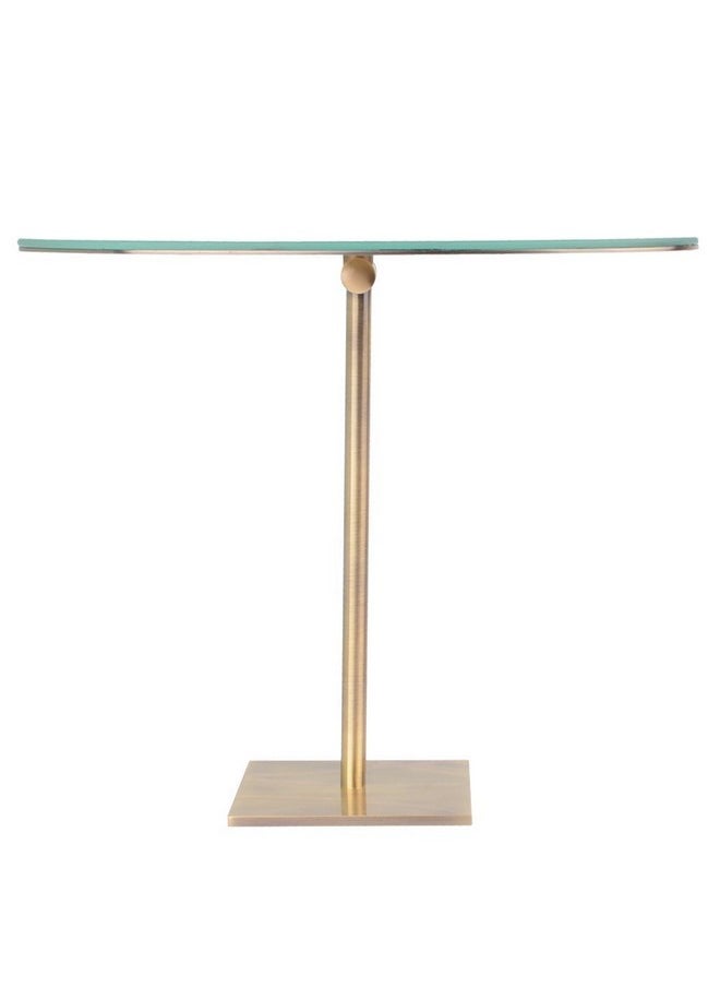 GURUN Large Oval Tabletop Vanity Mirror 7x12 Antique Brass Luxuries Makeup Mirror with Stand for Jeweller's M2017