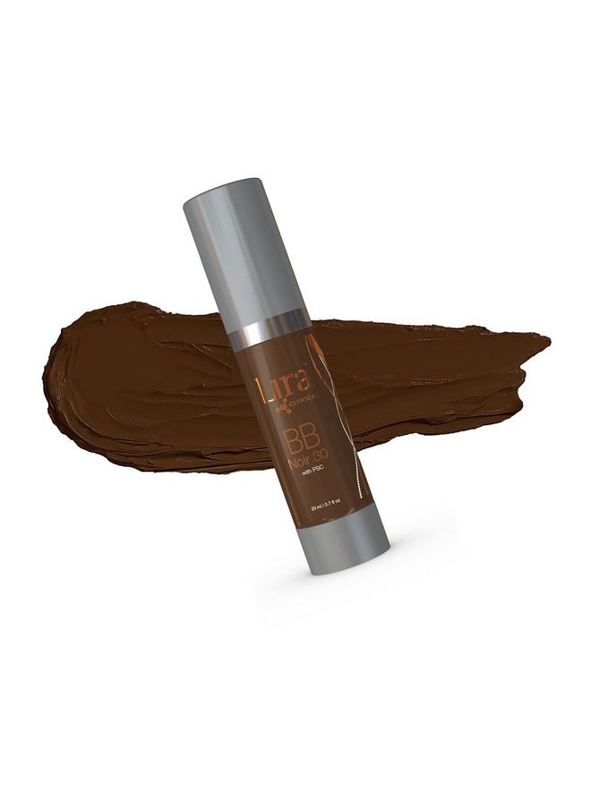 Lira Clinical BB - SPF 30 Tinted BB Cream with PSC & Vitamins - Full coverage - 0.7 fl oz. (BB Noir 30)