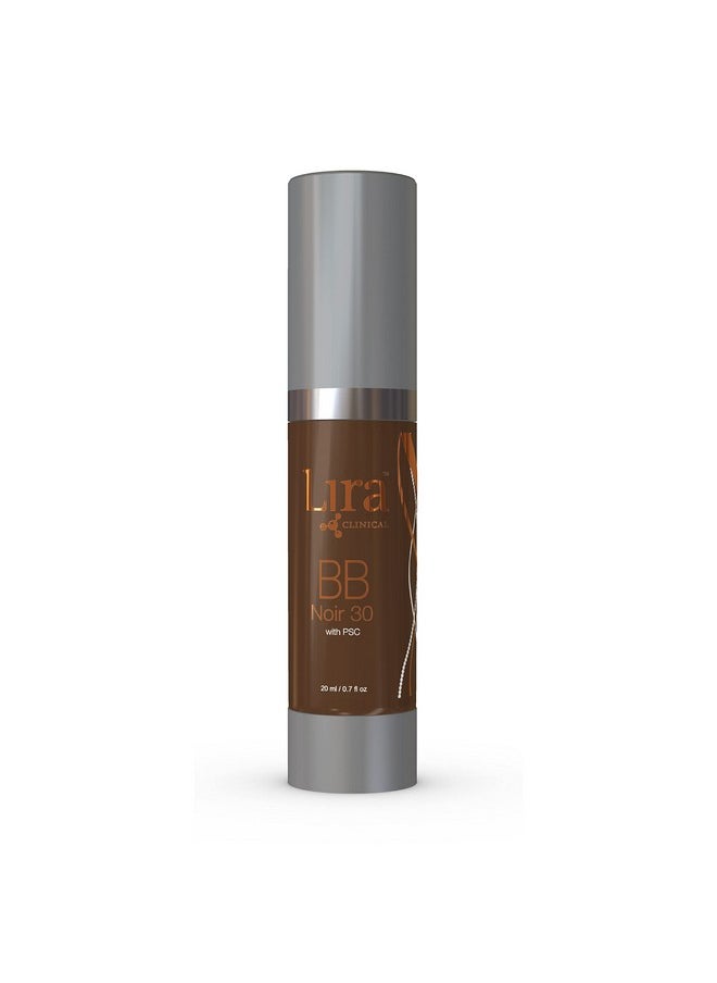 Lira Clinical BB - SPF 30 Tinted BB Cream with PSC & Vitamins - Full coverage - 0.7 fl oz. (BB Noir 30)