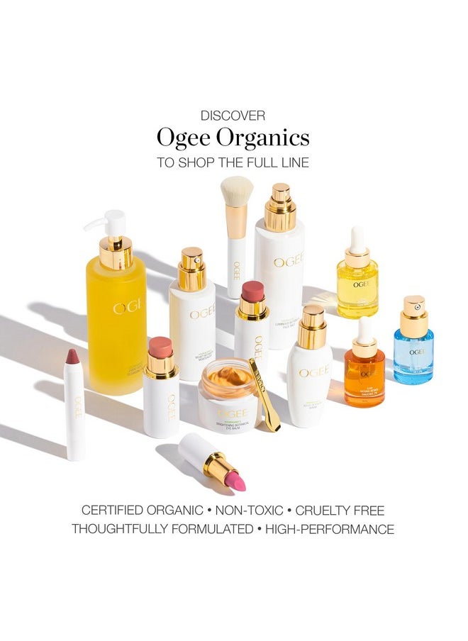 Ogee Face Stick Crystal Collection Trio - Contour Stick Makeup Collection - Certified Organic Contour Palette - Includes Bronzer Stick, Blush Stick & Highlighter Stick