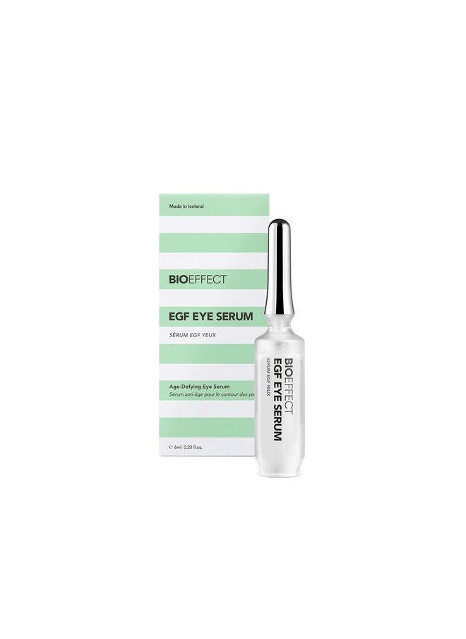 BIOEFFECT EGF Eye Serum with De-Puffer Rollerball, Anti-Aging, Moisturizing Contour Gel To Visibly Reduce Wrinkles, Puffiness, Fine Lines with Barley Growth-Factor Protein