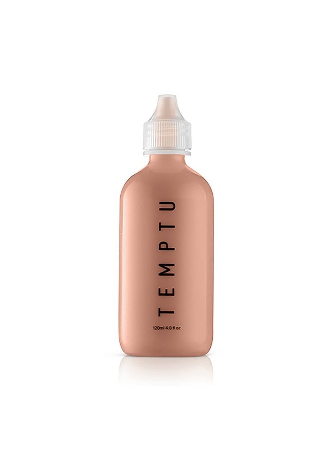 TEMPTU S/B Silicone-Based Airbrush Foundation: Professional Long-Wear Liquid Makeup, Sheer To Full Coverage For A Hydrated, Healthy-Looking Glow & Luminous, Dewy Finish On All Skin Types, 007 Golden Honey, 4 Fl Oz