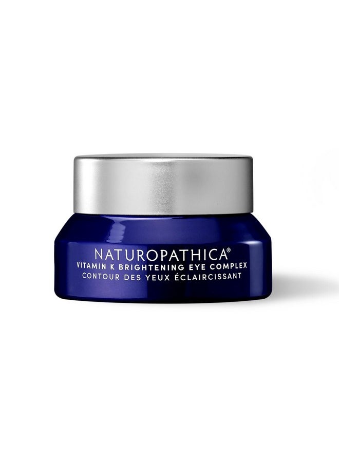 Naturopathica Vitamin K Brightening Eye Complex, Daily Eye Cream for Dark Circles and Puffy Eyes, Under Eye Cream to Help Firm and Revitalize Tired Eyes, 0.5 fl oz