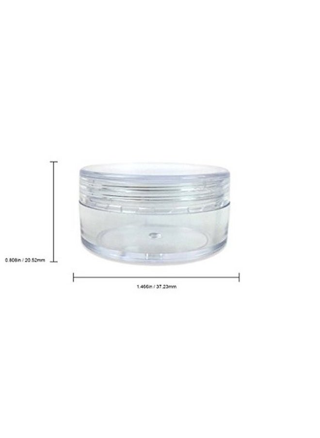 (Quantity: 300 Pieces) Beauticom 10G/10ML Round Clear Jars with Screw Cap Lids for Small Jewelry, Holding/Mixing Paints, Art Accessories and Other Craft Supplies - BPA Free