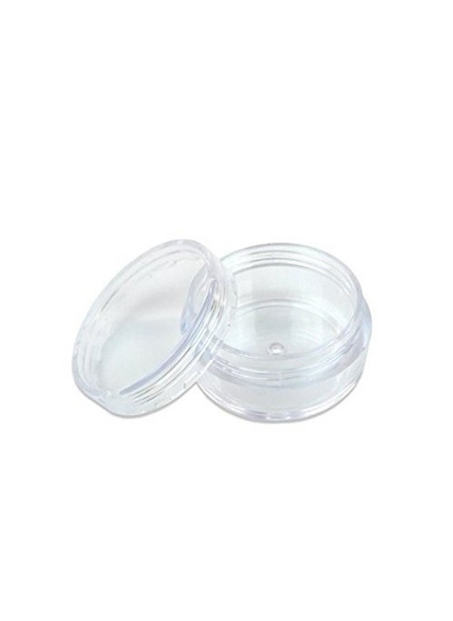 (Quantity: 300 Pieces) Beauticom 10G/10ML Round Clear Jars with Screw Cap Lids for Small Jewelry, Holding/Mixing Paints, Art Accessories and Other Craft Supplies - BPA Free