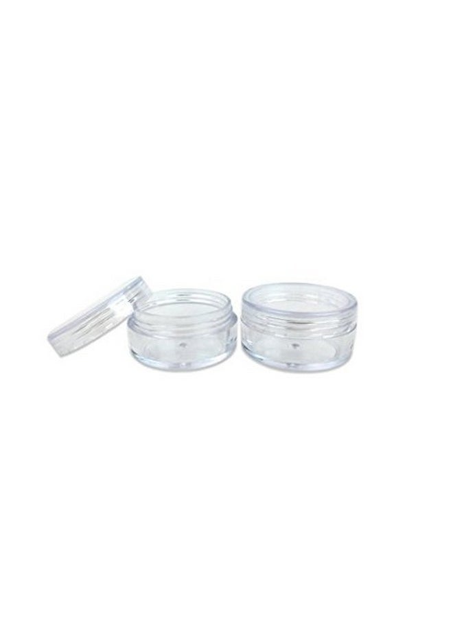 (Quantity: 300 Pieces) Beauticom 10G/10ML Round Clear Jars with Screw Cap Lids for Small Jewelry, Holding/Mixing Paints, Art Accessories and Other Craft Supplies - BPA Free