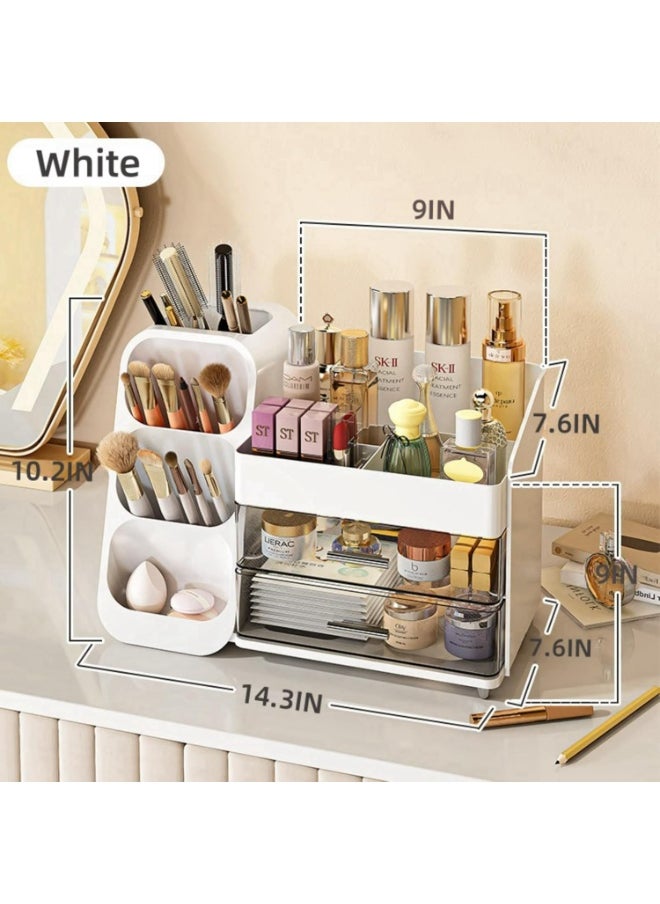 Makeup Organizer with Drawers for Vanity,Spacious Cosmetic Display Case,Perfect Storage Solution for Your Beauty Essential