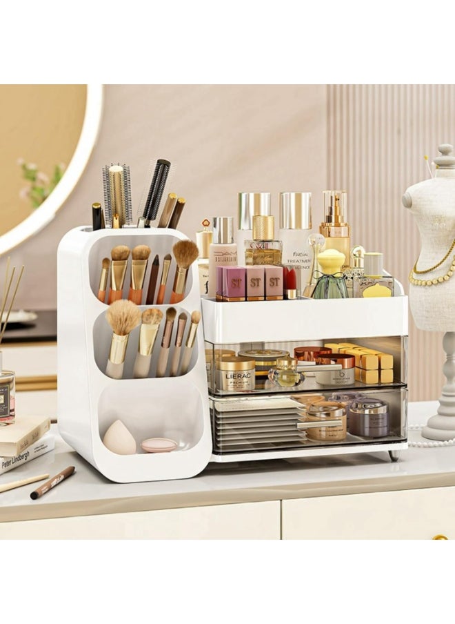 Makeup Organizer with Drawers for Vanity,Spacious Cosmetic Display Case,Perfect Storage Solution for Your Beauty Essential