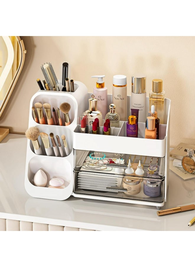 Makeup Organizer with Drawers for Vanity,Spacious Cosmetic Display Case,Perfect Storage Solution for Your Beauty Essential