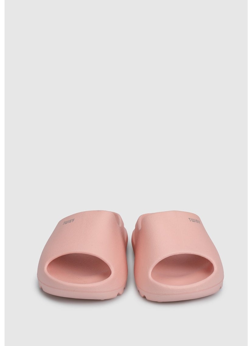 Pink Girl's Beach Slippers