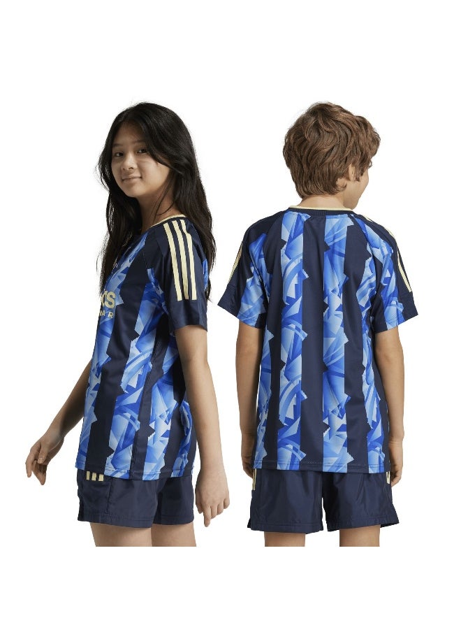 Adidas J Hot Tee Blue Training T-Shirts For Kids Unisex 128