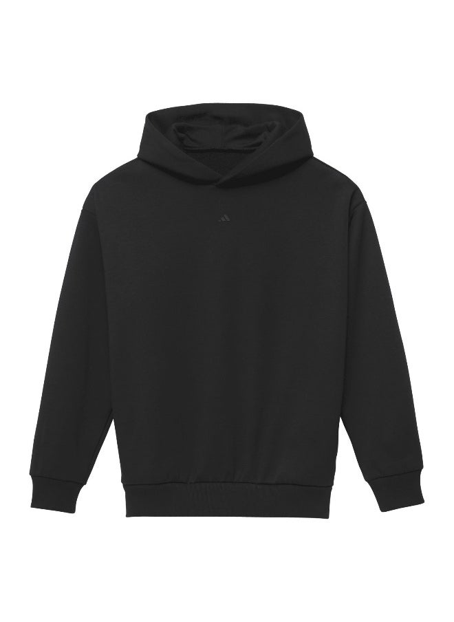 Adidas One Fl Hoody Black Basketball Sweatshirts For Unisex Xs