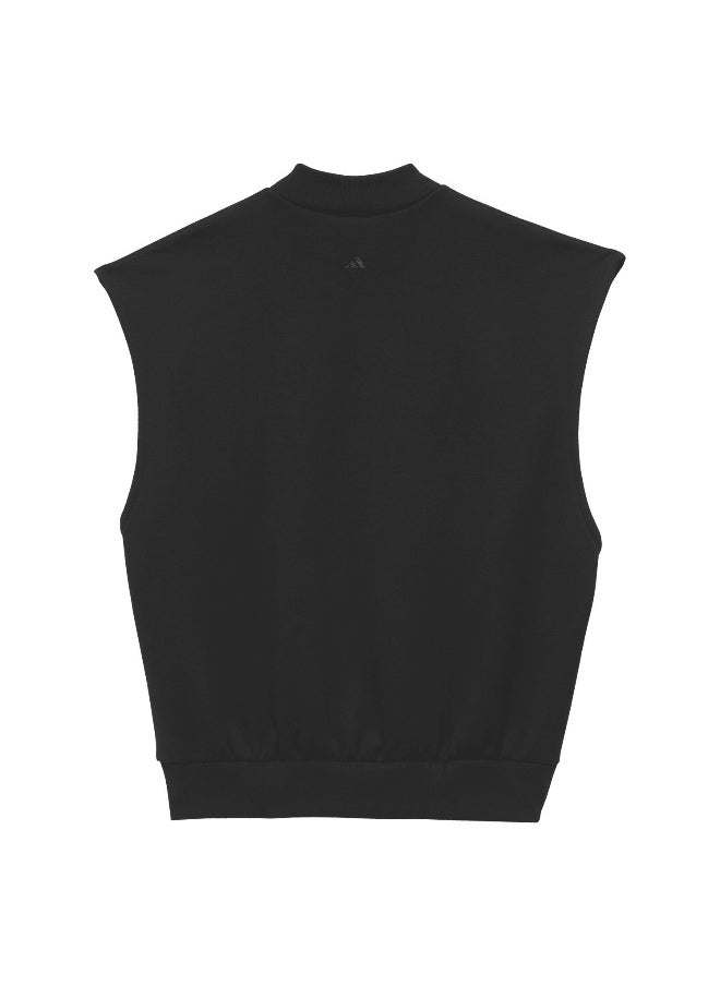 Adidas One Bb Sl Ss Black Basketball Sweatshirts For Unisex Xs