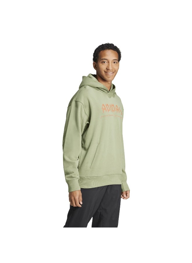 Adidas U Ksa Hd Green Training Sweatshirts For Unisex Xs