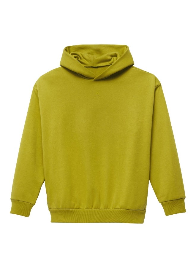 Adidas One Fl Hoody Green Basketball Sweatshirts For Unisex Xs