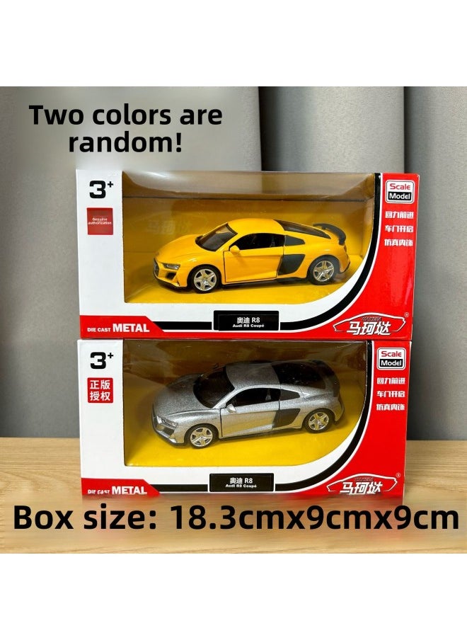 1:36 Genuine Mercedes-Benz BMW Simulation Alloy Car Model Can Open The Door Back Force Alloy Sports Car Model Children's Toys-Color:554982Maserati Mc20