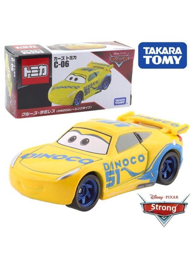 TOMY Multi-Mecca Racing CARS CARS 3 Lightning McQueen Jackson Cool Sister Alloy Car Toy-Color:C- 29 Holly 166979