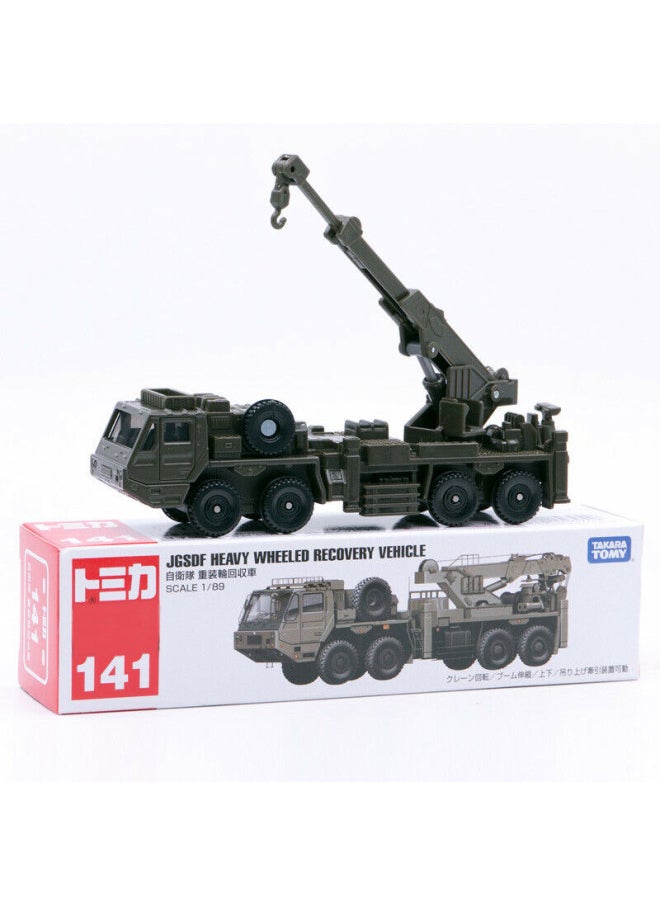 TOMY Multi-card Long Alloy Car Model Ladder Fire Truck Helicopter Transport Engineering Truck Freight Truck-Color:145 Nagoya Fire Department Ladder 160908