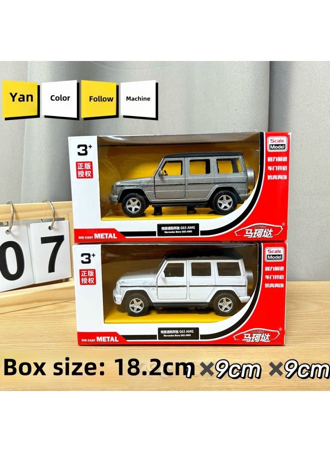 1:36 Genuine Mercedes-Benz BMW Simulation Alloy Car Model Can Open The Door Back Force Alloy Sports Car Model Children's Toys-Color:554991Mercedes Benz-g63amg