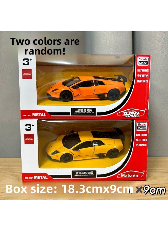 1:36 Genuine Mercedes-Benz BMW Simulation Alloy Car Model Can Open The Door Back Force Alloy Sports Car Model Children's Toys-Color:554991Mercedes Benz-g63amg