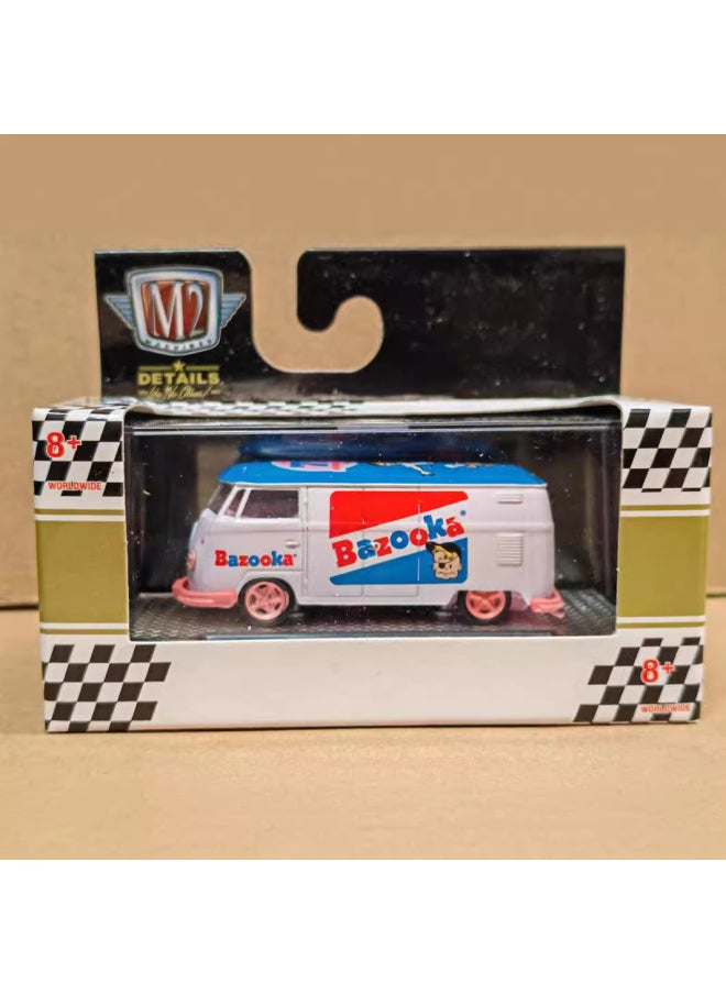 1:64M2 Car Model Volkswagen Van Ford Chevrolet Truck Alloy Car Model Collection Ornaments-Color:47