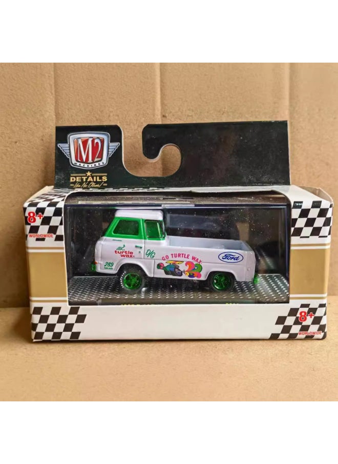 1:64M2 Car Model Volkswagen Van Ford Chevrolet Truck Alloy Car Model Collection Ornaments-Color:47