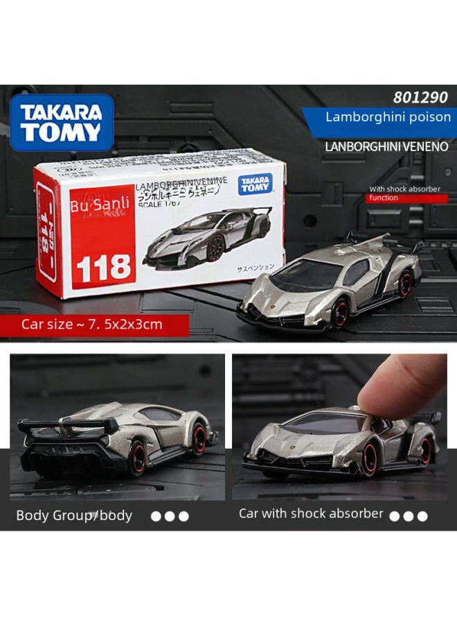 Domica Alloy Car Car Model Children's Toy Red Flag Mercedes-Benz BMW Sports Car Racing Car 1-Color:No. 6 Nissan KICKSSUV 174622