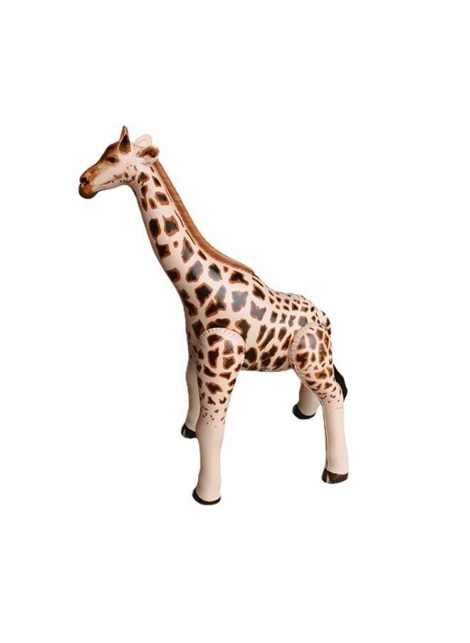 Cartoon Inflatable Realistic Animal Models Giraffe Dinosaur Birthday Scene Setting Toys Props Balloons Party Decorations-Color:Tyrannosaurus DI-TYR3