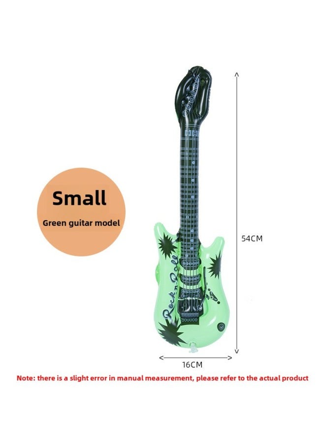 Inflatable Guitar Sass Speakers And Toys Inflatable Musical Instruments Inflatable Toy Musical Instruments-Specifications:Guitar 60cm (green)