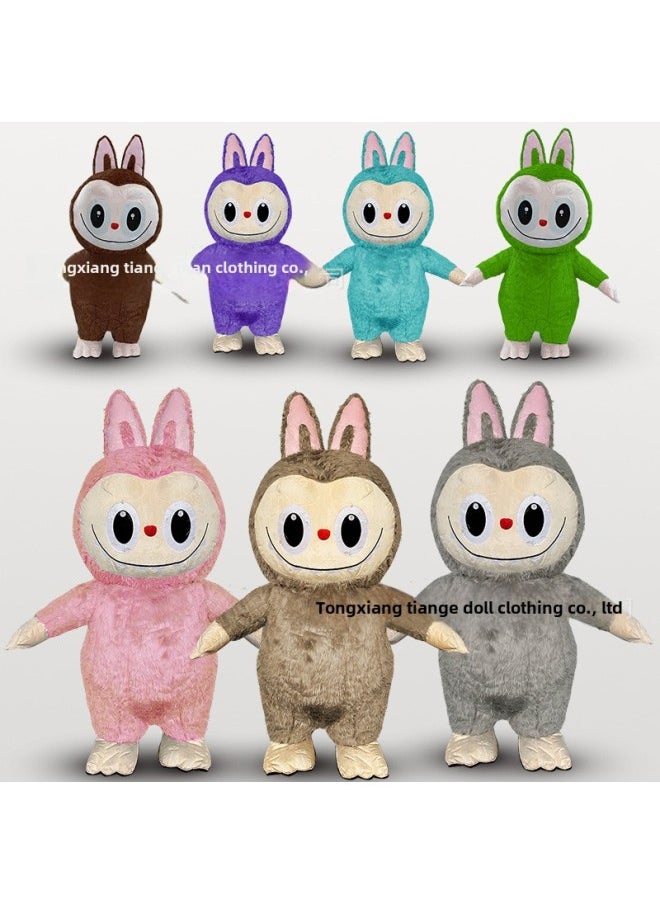 POPMART Bubble Mart LABUBU Inflatable Doll Clothing Doll Pack Mascot Costume-Color:Labubu Wears Clothes (labubu Not Included)-Specifications:2m