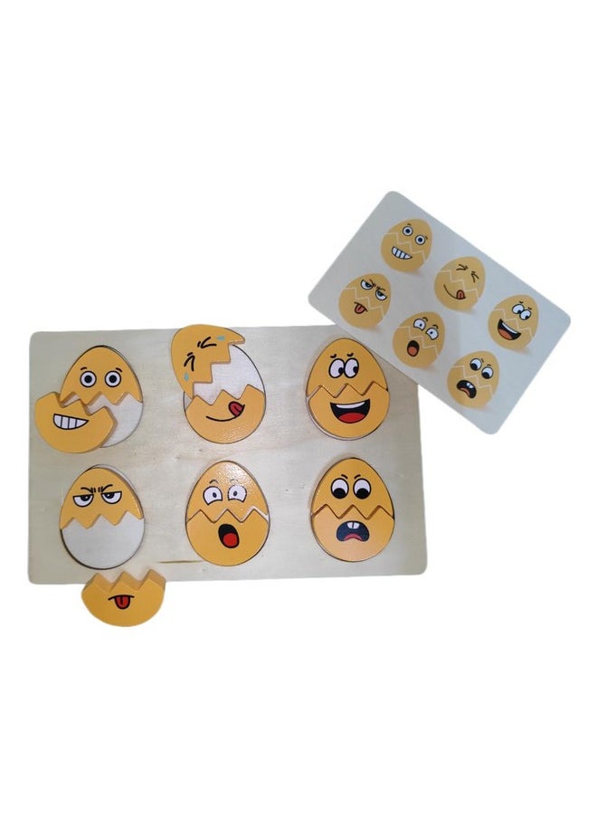 Egg Face Expression Puzzle/Fun Interactive Game for Kids Above 3 to 5 Years |Pack of 1