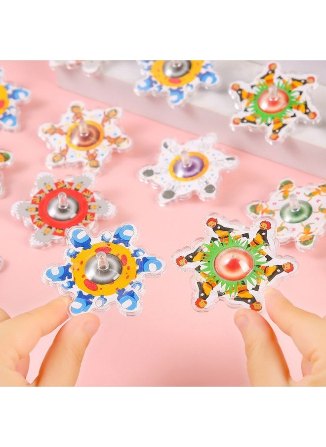 Rotary Top Kindergarten Primary School Students Creative Toy Gift Dynamic Internet Red Finger Rotary Top-Color:Space Hand Twist Top