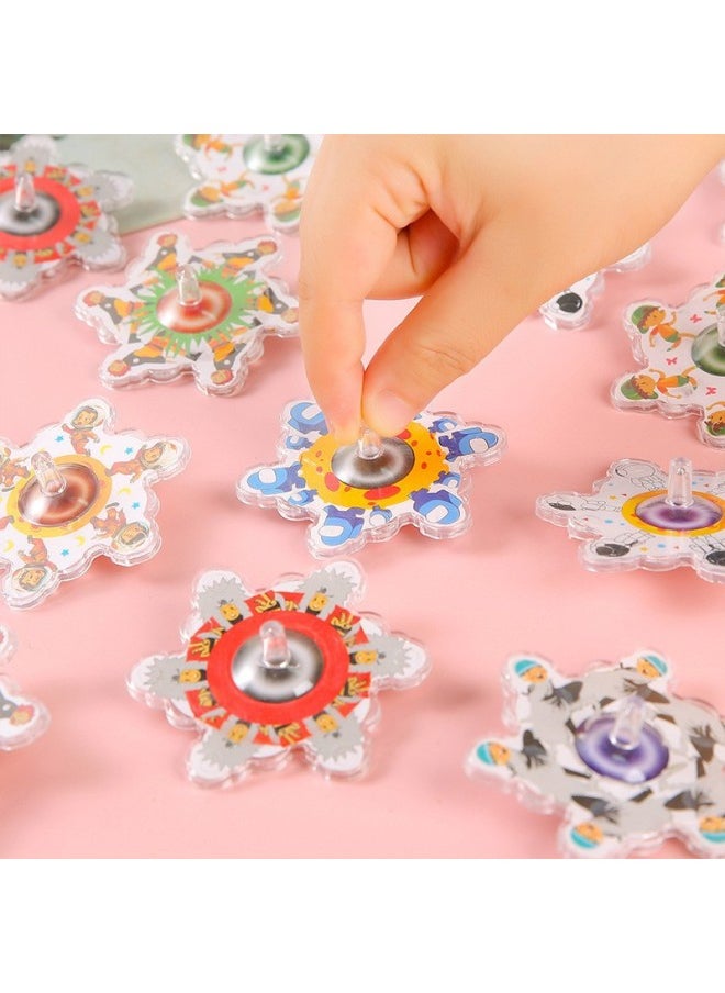 Rotary Top Kindergarten Primary School Students Creative Toy Gift Dynamic Internet Red Finger Rotary Top-Color:Space Hand Twist Top