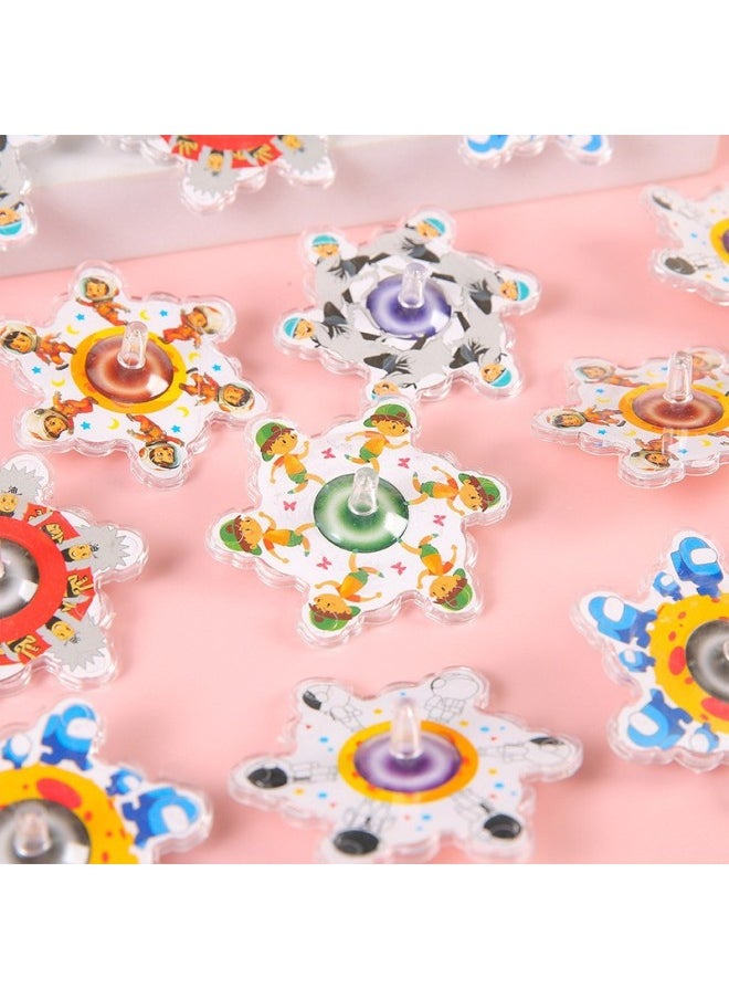 Rotary Top Kindergarten Primary School Students Creative Toy Gift Dynamic Internet Red Finger Rotary Top-Color:Space Hand Twist Top
