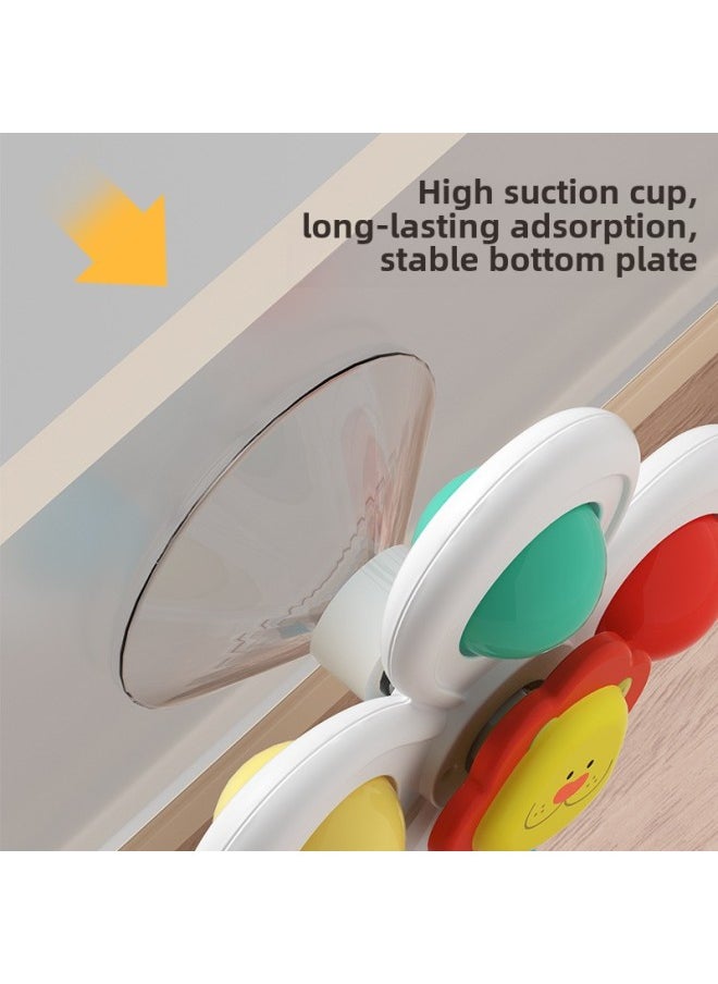 Children's Cartoon Animal Sucker Turn Turn Happy Flower Baby Top Toy Baby Boys And Girls-Color:Forest Turnaround Rattle Tumbler
