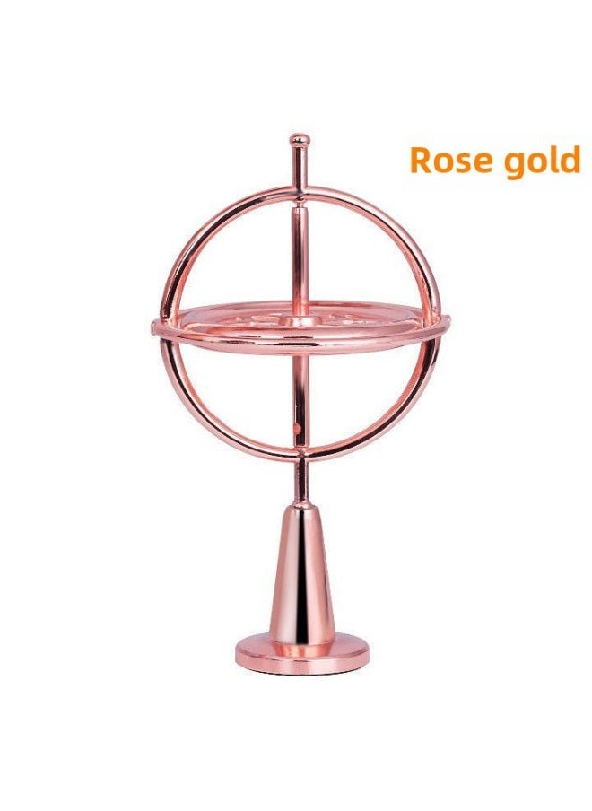 Toy/top/spinning Top Cute Colorful Cartoon Design Spinning Top Sound Effects-Color:Generation Rose Gold