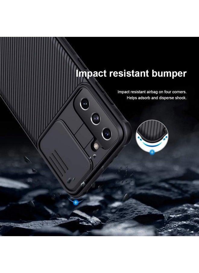 Nillkin Samsung Galaxy S21 Case, CamShield Pro Series Case with Slide Camera Cover, Slim Stylish Protective Case for Samsung Galaxy S21 - Black