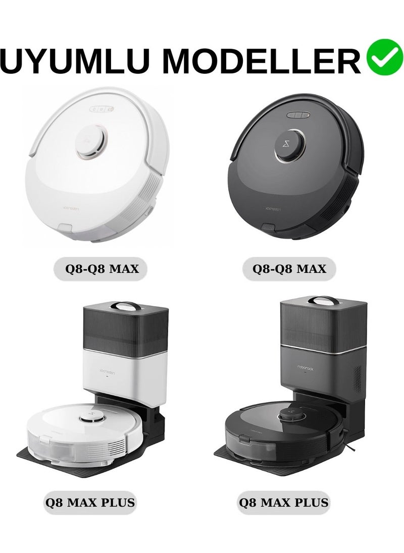 robotspare Roborock Q8 Max, Q8 Max Plus Compatible Black Spare Wheel
