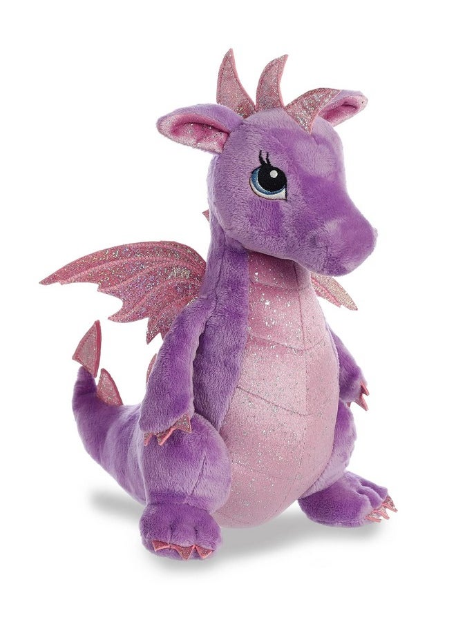 Aurora® Enchanting Sparkle Tales™ Larkspur Dragon™ Stuffed Animal - Magical Adventures - Endless Play - Purple 12 Inches