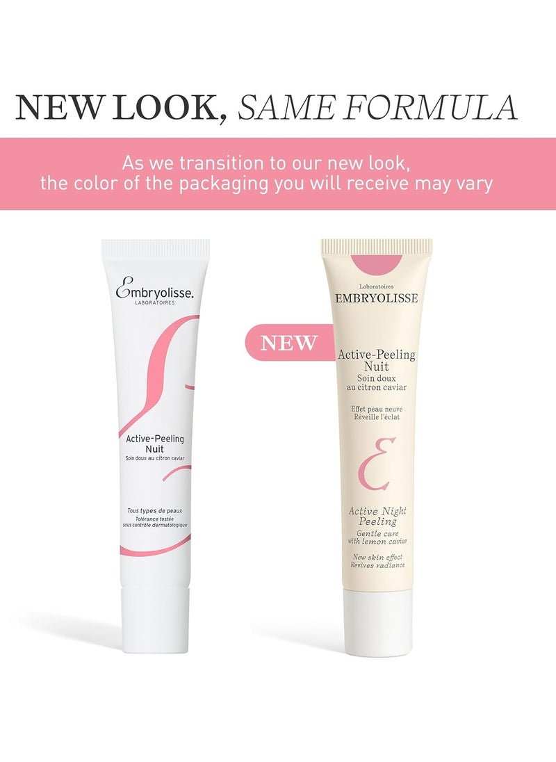 Embryolisse Active Night Peeling Treatment. Ultra Gentle Night Exfoliating Cream with Shea Butter for Radiant Skin. Leaves the Face Softer, Rejuvenated & More Radiant. 1.35 Fl Oz