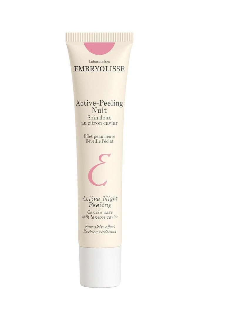 Embryolisse Active Night Peeling Treatment. Ultra Gentle Night Exfoliating Cream with Shea Butter for Radiant Skin. Leaves the Face Softer, Rejuvenated & More Radiant. 1.35 Fl Oz
