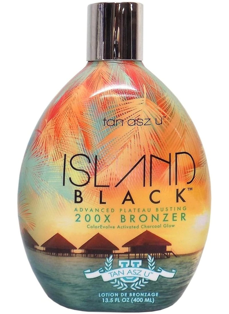 Tan Asz U ISLAND BLACK 200X Plateau Busting Bronzer - 13.5 oz.