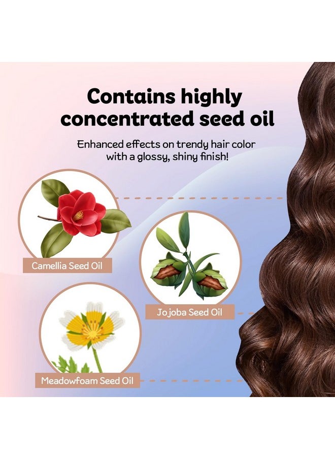 eZn Pudding Hair Dye Ammonia Free Semi-Permanent Self Hair Dye DIY Kit included contain Keratin Made in Korea Beauty (Cool Beige Brown)