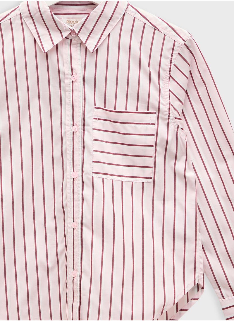 Girls Stripes Shirts