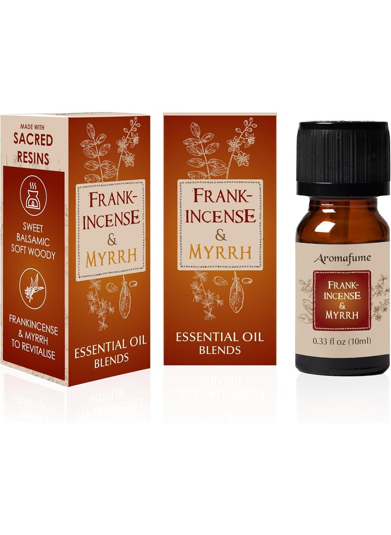 Resin of Frankincense Essential Oil Diffuser Blend 30ml by Aromafume | Boswelia Carterii & Commiphora Myrrha | Native to East Africa & India | Calms & Relaxes | Charged with Pure Resins