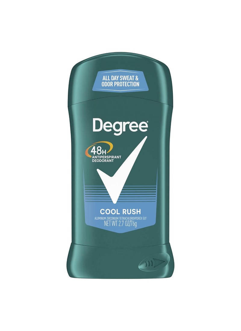 Degree Men Dry Protection Antiperspirant, Cool Rush, 2.7 Ounce (Pack of 1)